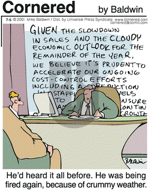 Cornered on Thursday July 5, 2001 Comic Strip