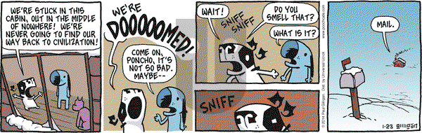 Pooch Cafe on Thursday January 23, 2014 Comic Strip