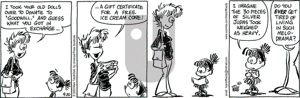 Heart of the City on Saturday September 20, 2003 Comic Strip