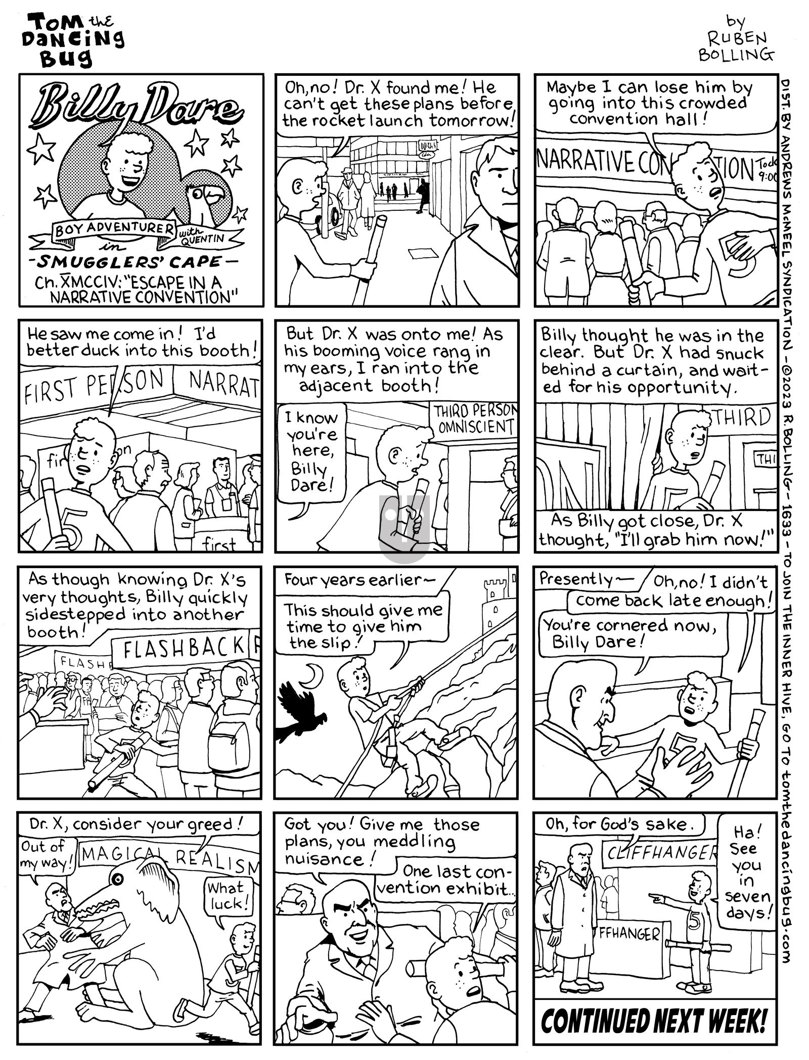 Tom the Dancing Bug - Monday April 24, 2023 Comic Strip