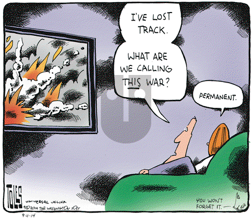 Tom Toles on Thursday September 11, 2014 Comic Strip