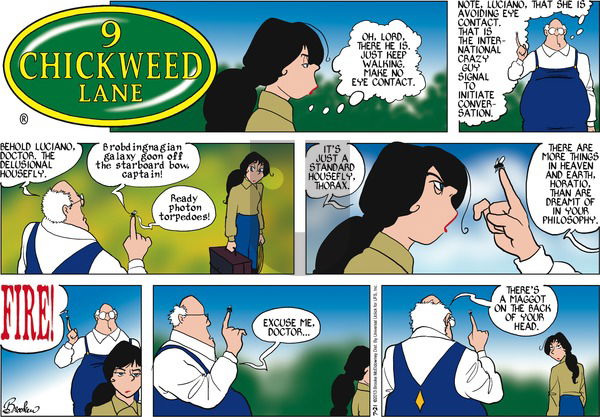 9 Chickweed Lane on Sunday July 21, 2013 Comic Strip