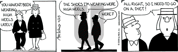 The Born Loser on Friday April 25, 2008 Comic Strip