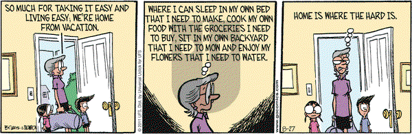 Grand Avenue on Saturday August 27, 2011 Comic Strip