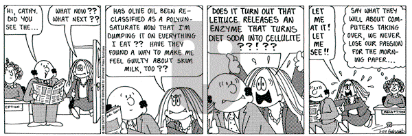 Cathy Classics - Wednesday May 24, 1995 Comic Strip