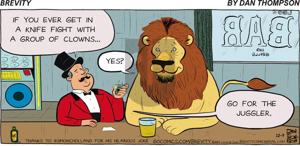 Brevity on Sunday December 7, 2014 Comic Strip