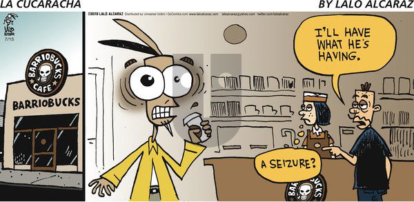 La Cucaracha on Sunday July 15, 2012 Comic Strip