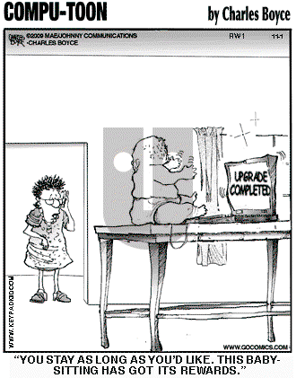 Compu-toon on Monday November 2, 2009 Comic Strip