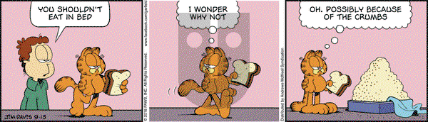 Garfield on Thursday September 13, 2018 Comic Strip