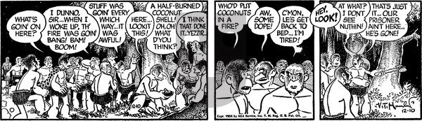 Alley Oop on Friday December 10, 1954 Comic Strip