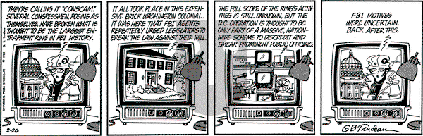 Doonesbury - Tuesday February 26, 1980 Comic Strip