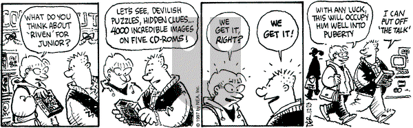 Betty on Tuesday December 23, 1997 Comic Strip