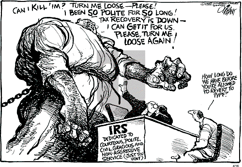 Pat Oliphant on Monday April 16, 2001 Comic Strip