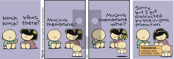 Thatababy on Wednesday February 24, 2016 Comic Strip