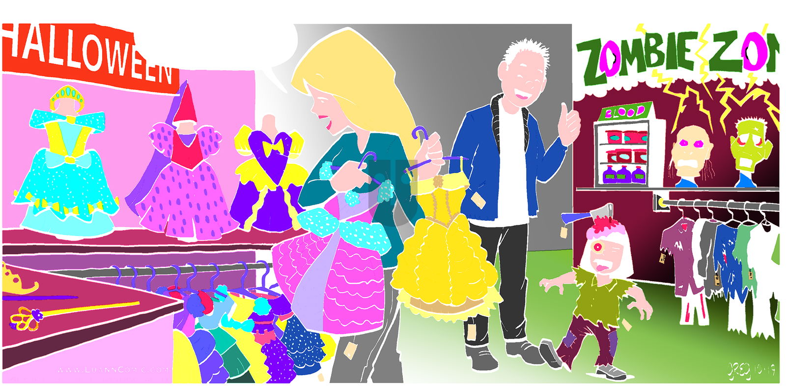 Luann on Sunday October 19, 2014 Comic Strip