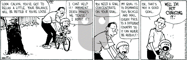 Calvin and Hobbes - Thursday June 22, 1995 Comic Strip