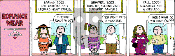 Cathy Classics - Thursday October 30, 2003 Comic Strip