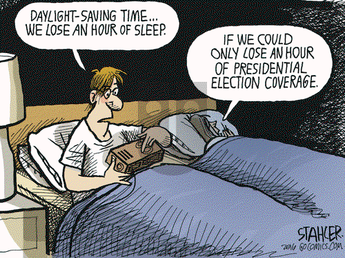 Jeff Stahler on Saturday March 12, 2016 Comic Strip