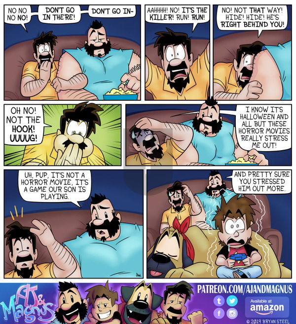 AJ and Magnus on Sunday October 20, 2019 Comic Strip