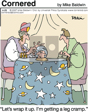Cornered on Wednesday April 25, 2007 Comic Strip