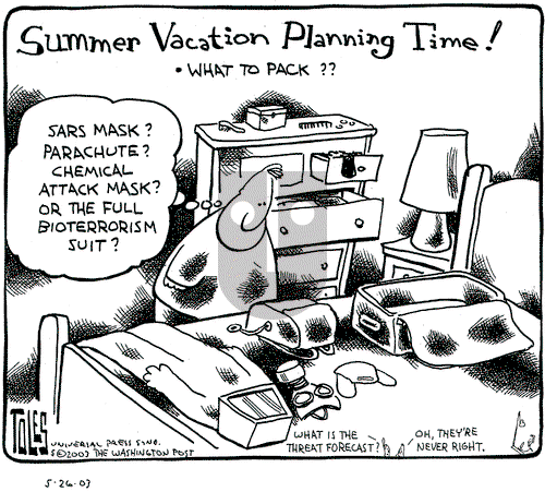 Tom Toles on Monday May 26, 2003 Comic Strip