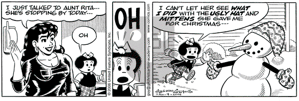 Nancy on Wednesday January 4, 2006 Comic Strip