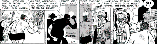 Alley Oop on Thursday September 7, 2000 Comic Strip