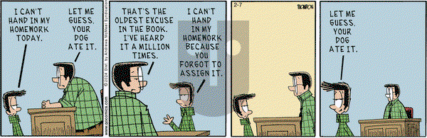 Grand Avenue on Wednesday February 7, 2024 Comic Strip