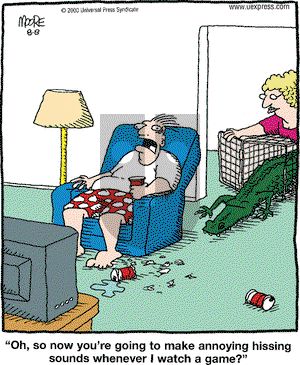 In the Bleachers on Tuesday August 8, 2000 Comic Strip