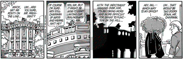 Doonesbury on Monday August 9, 1993 Comic Strip