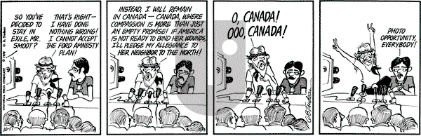 Doonesbury on Thursday October 17, 1974 Comic Strip