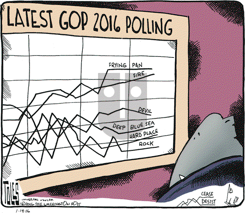 Tom Toles on Tuesday January 19, 2016 Comic Strip