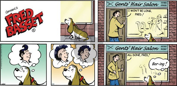 Fred Basset on Sunday February 28, 2016 Comic Strip