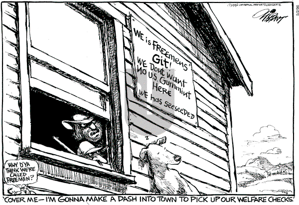 Pat Oliphant - Thursday May 2, 1996 Comic Strip
