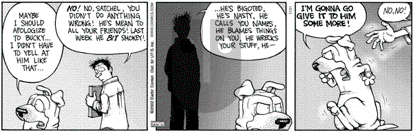 Get Fuzzy on Thursday November 21, 2002 Comic Strip