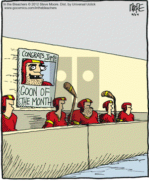 In the Bleachers on Friday February 24, 2012 Comic Strip