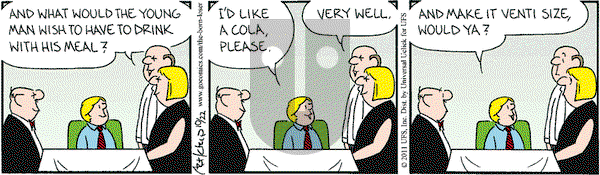 The Born Loser on Saturday October 22, 2011 Comic Strip