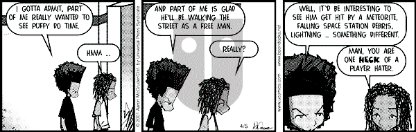 The Boondocks on Thursday November 6, 2008 Comic Strip