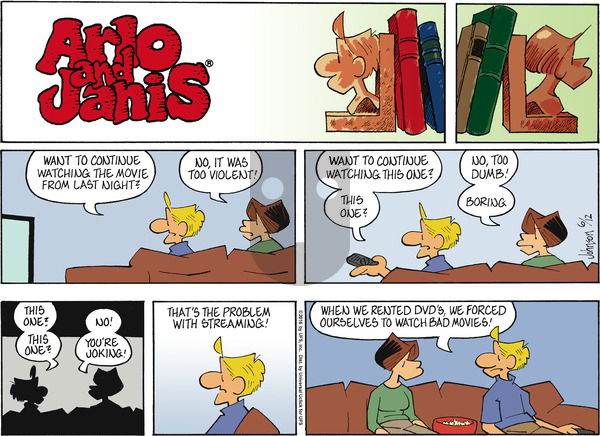 Arlo and Janis on Sunday June 12, 2016 Comic Strip