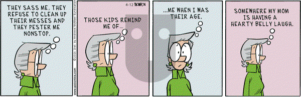 Grand Avenue on Saturday April 12, 2025 Comic Strip