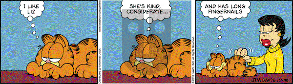 Garfield on Friday October 18, 2013 Comic Strip