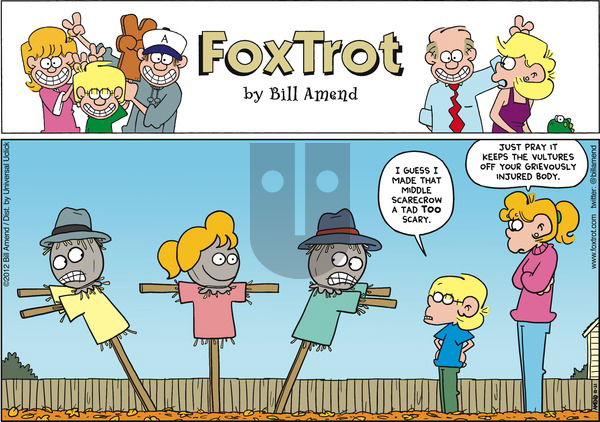 FoxTrot on Sunday October 21, 2012 Comic Strip