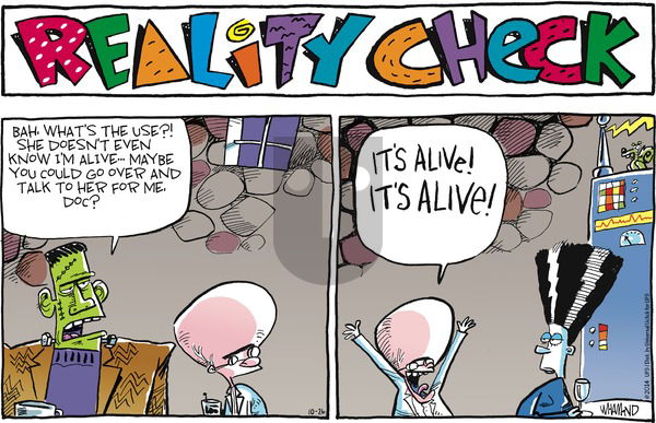 Reality Check on Sunday October 26, 2014 Comic Strip