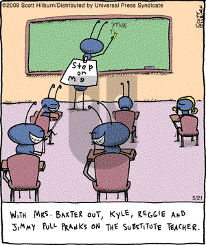 The Argyle Sweater on Thursday May 21, 2009 Comic Strip
