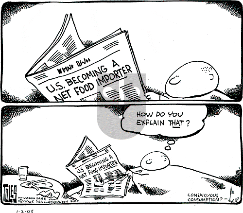 Tom Toles - Sunday January 2, 2005 Comic Strip