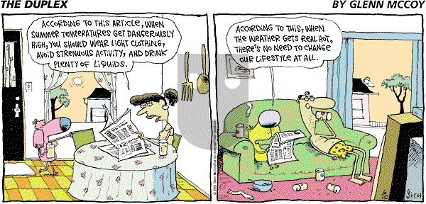 The Duplex on Sunday June 10, 2001 Comic Strip