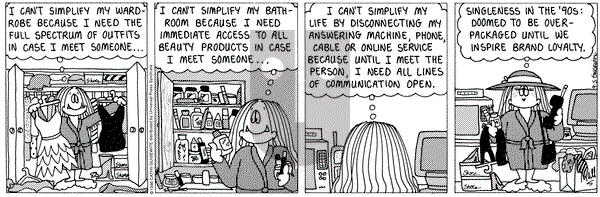 Cathy Classics on Thursday September 5, 1996 Comic Strip