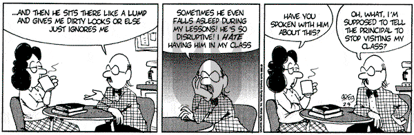 Luann on Friday February 9, 1996 Comic Strip
