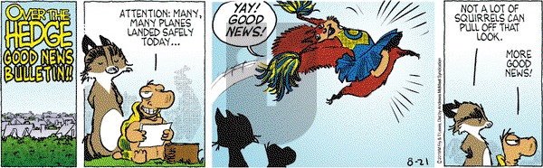 Over the Hedge on Wednesday August 21, 2019 Comic Strip