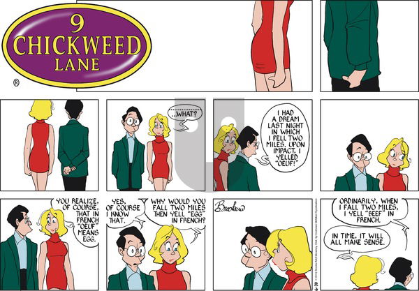 9 Chickweed Lane on Sunday June 30, 2019 Comic Strip